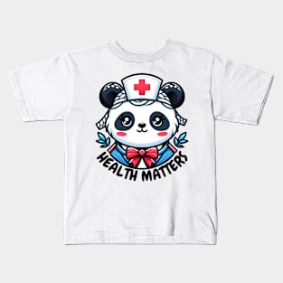 Nurse panda Kids T-Shirt